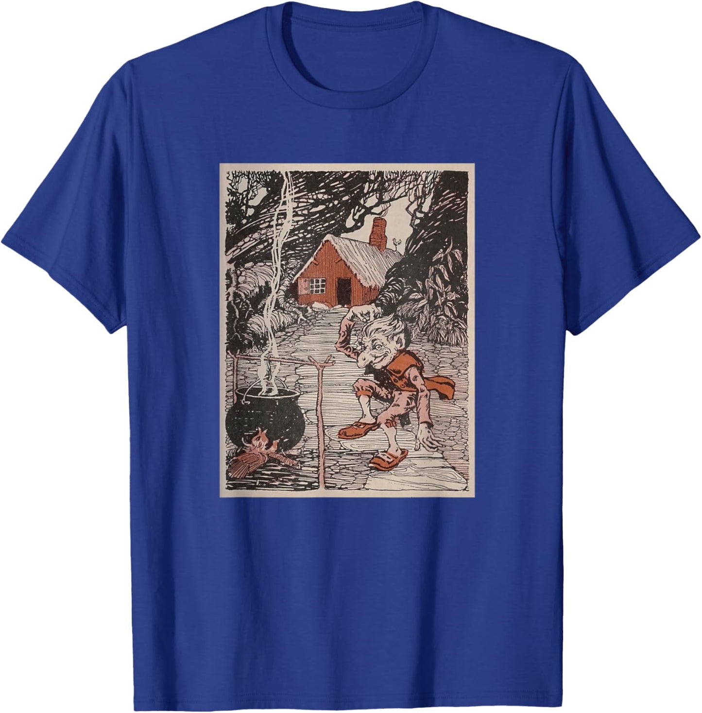 Rumpelstiltskin Singing and Dancing Around The Campfire T-Shirt - T-Shirt | Royal