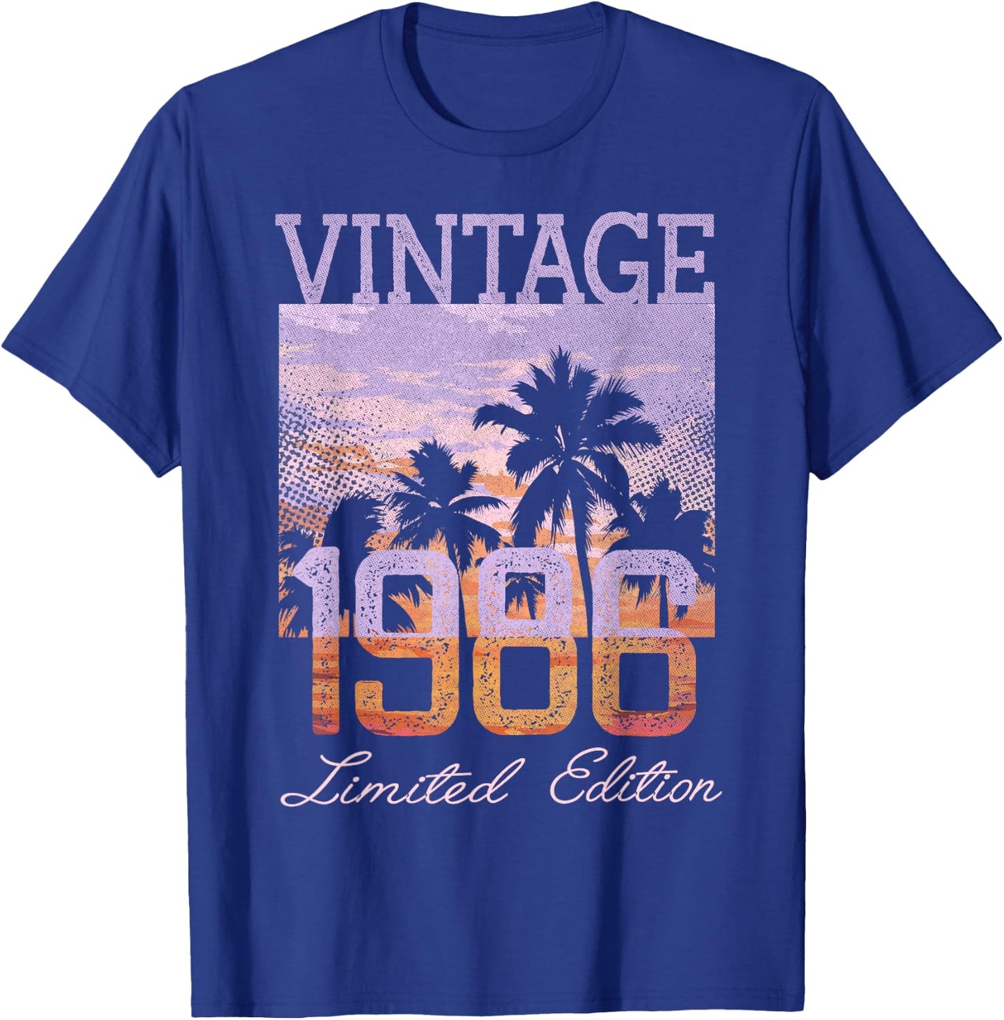 Vintage 1986 Limited Edition 39th Birthday 39 Year Old Gifts T-Shirt - T-Shirt | Royal