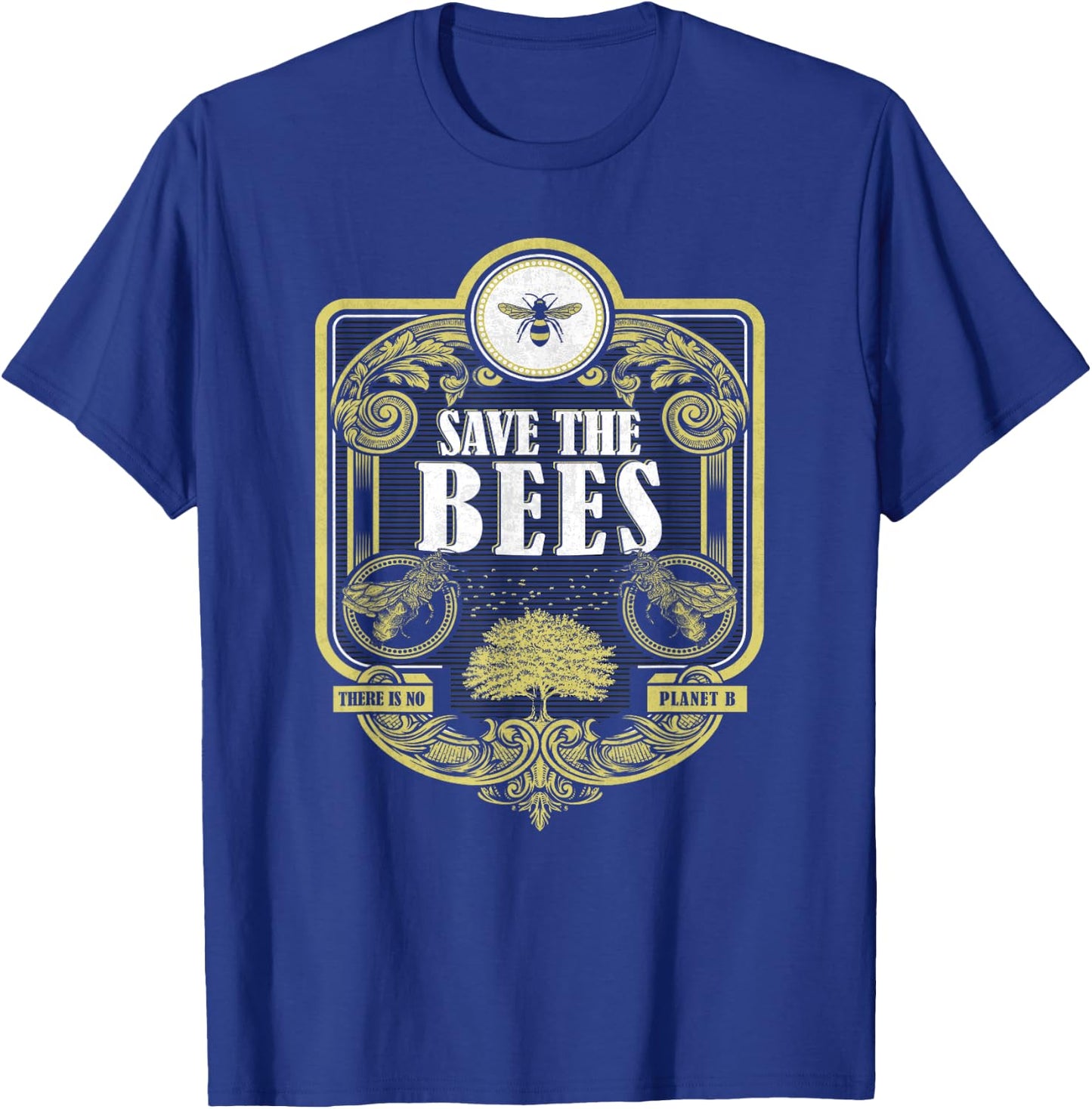 Save the Bees Honeybee Lovers and Beekeepers T-Shirt - T-Shirt | Royal