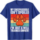 My Sheepadoodle isnt spoiled im just trained Sheepadoodle T-Shirt - T-Shirt | Royal