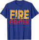 Disney Mickey and Friends Minnie Donald Pluto Fire Fighters Small T-Shirt - T-Shirt | Royal