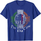 Irish Firefighter Thin Red Line Fir Na Tine Celtic Cross T-Shirt - T-Shirt | Royal