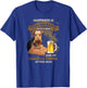 Happiness is an old man with a beer and an airedale terrier T-Shirt - T-Shirt | Royal