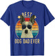 Best Dog Dad Ever Rat Terrier Father's Day Gift T-Shirt - T-Shirt | Royal