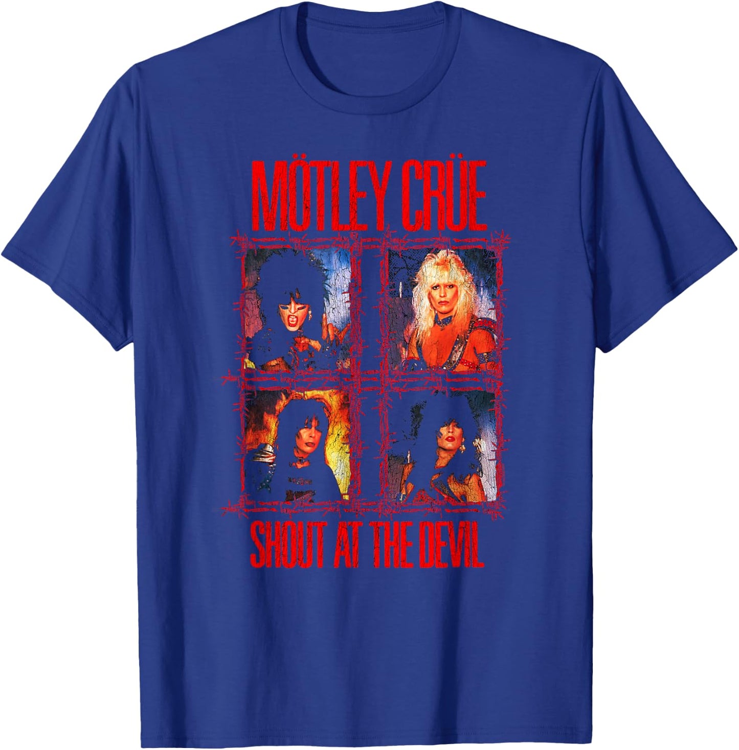 Mötley Crüe - Shout at The Devil - Wire T-Shirt - T-Shirt | Royal