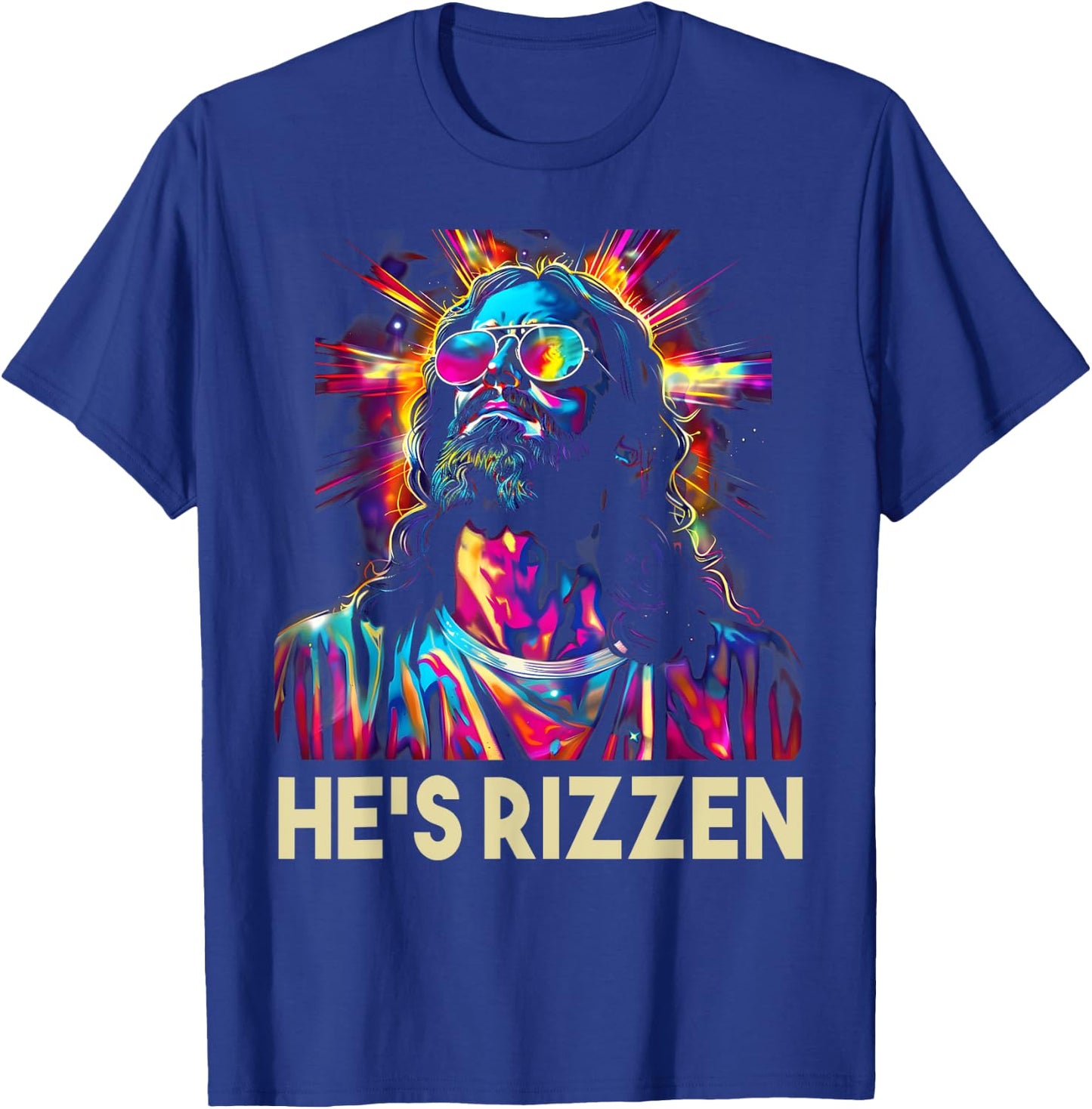 Jesus Is Rizzen He Is Rizzen T-Shirt - T-Shirt | Royal
