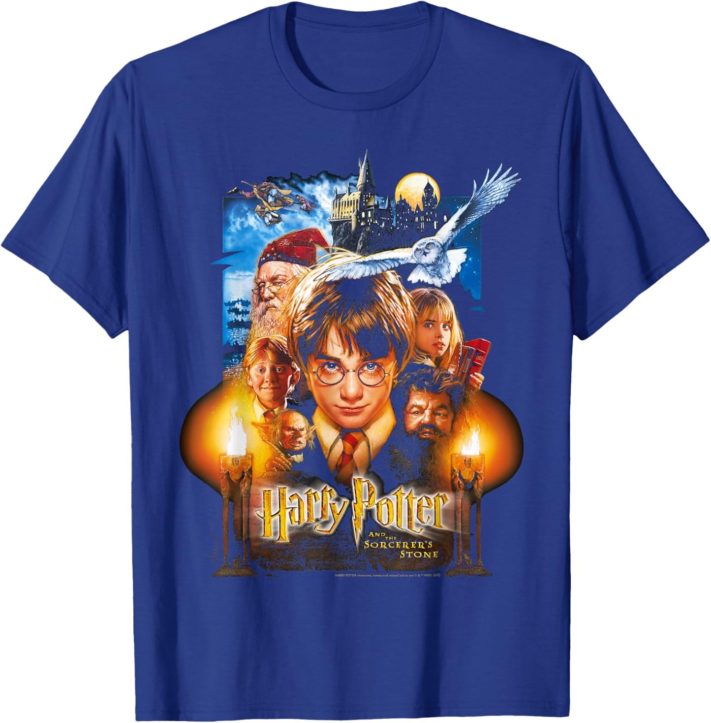Harry Potter And The Sorcerer's Stone Poster T-Shirt - T-Shirt | Royal