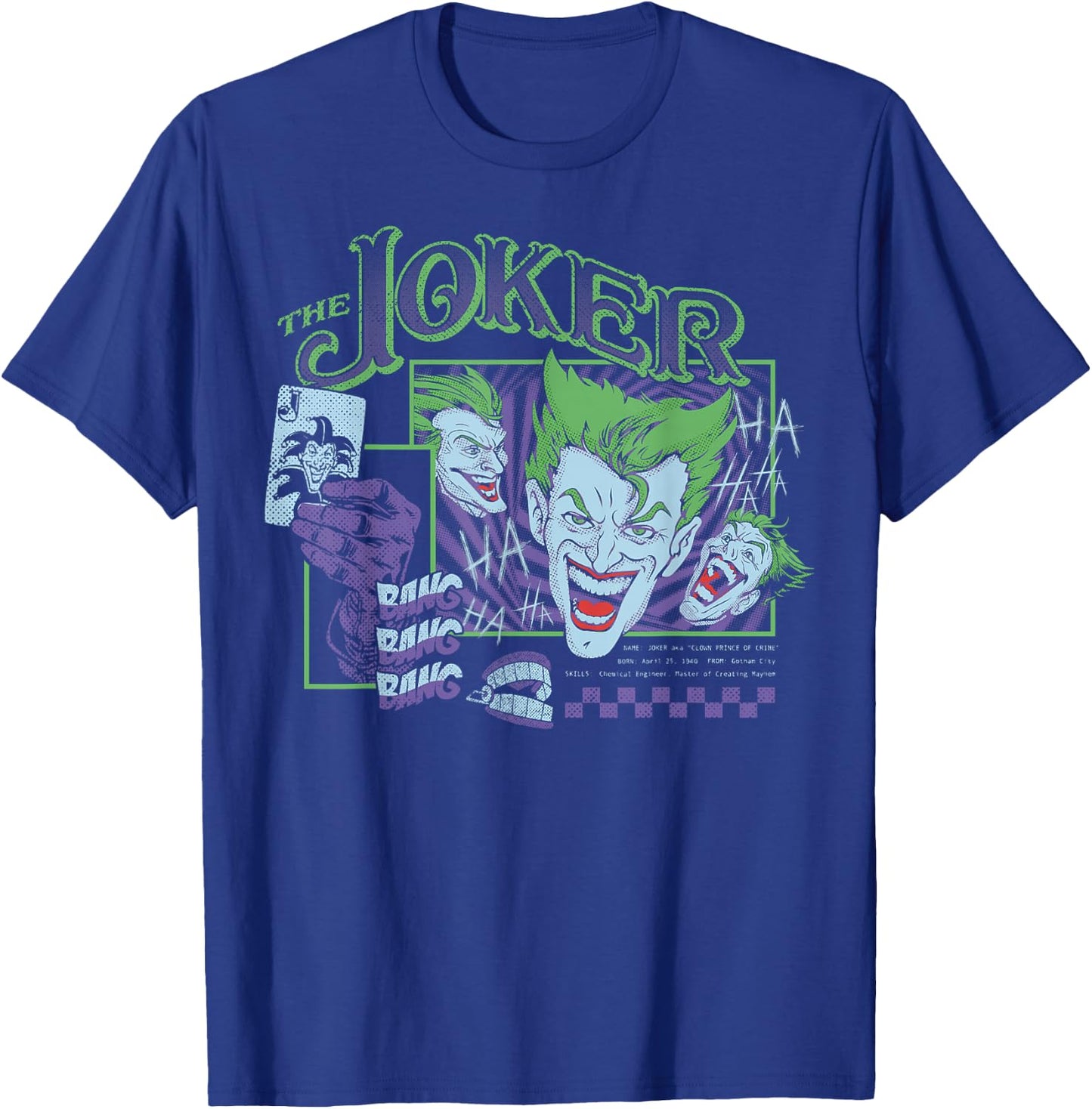 DC Comics Batman Joker Trip T-Shirt - T-Shirt | Royal