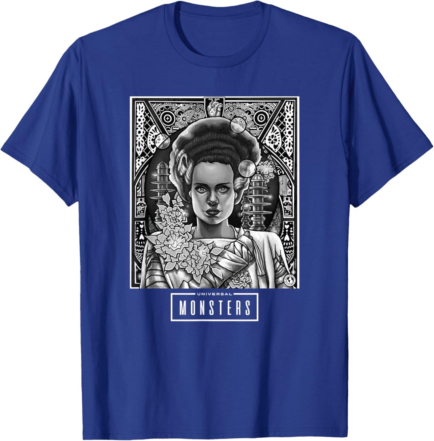 Universal Monsters Bride of Frankenstein Ofrenda T-Shirt - T-Shirt | Royal