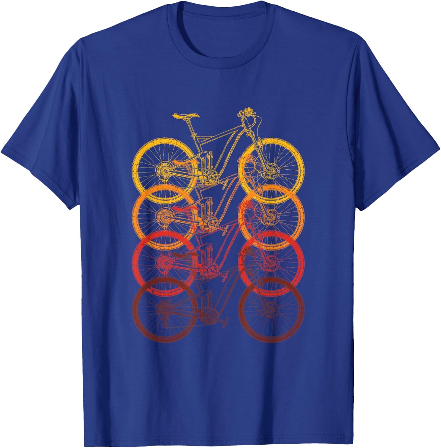 Bicycling Biker Cyclist Athlete Gift Bicycle T-Shirt - T-Shirt | Royal
