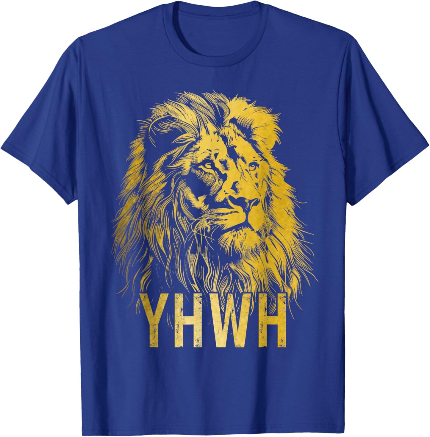 YHWH Hebrew Israelite Lion Of Judah Tribe Jew Jewish Yahweh T-Shirt - T-Shirt | Royal