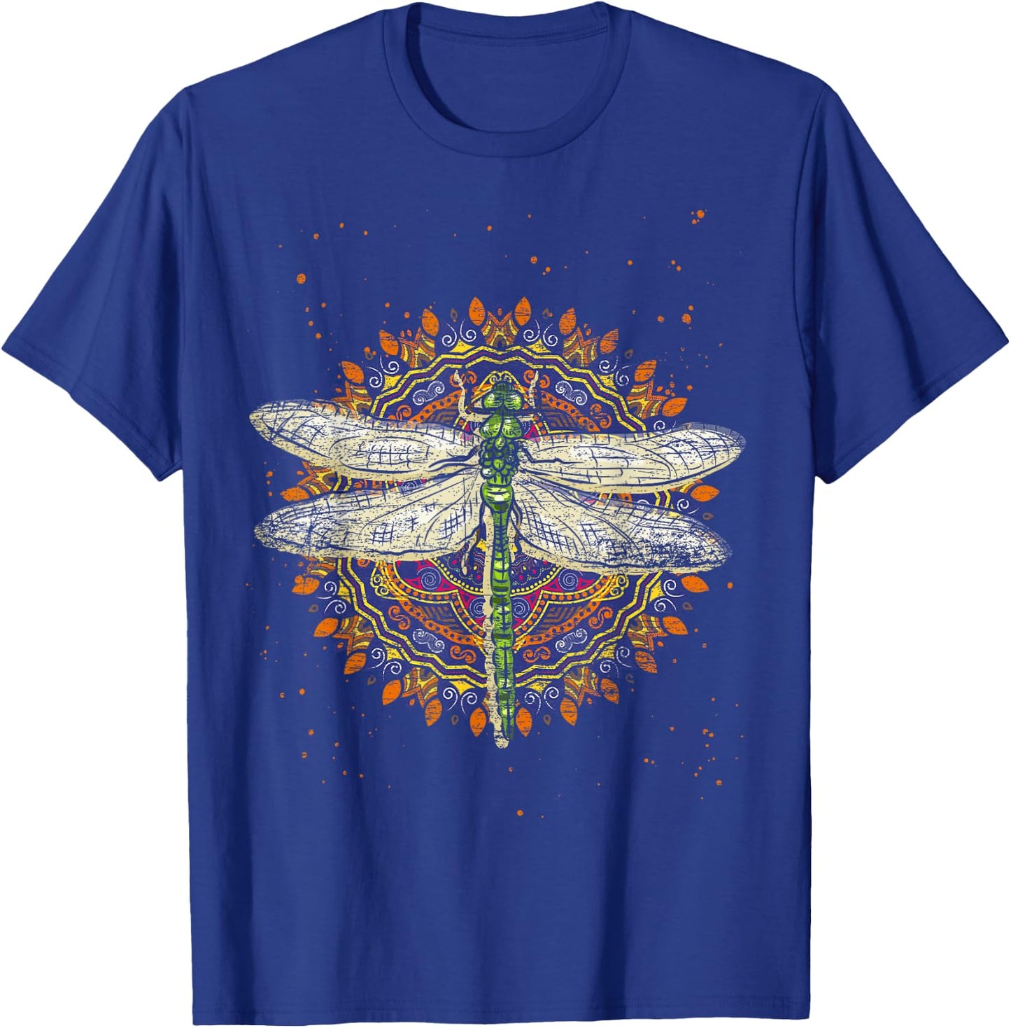 Retro Dragonfly T-Shirt - T-Shirt | Royal