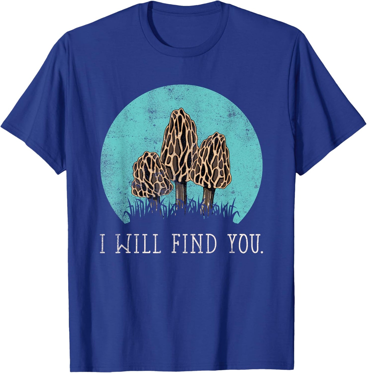Morel Mushroom Collector Graphic T-Shirt - T-Shirt | Royal