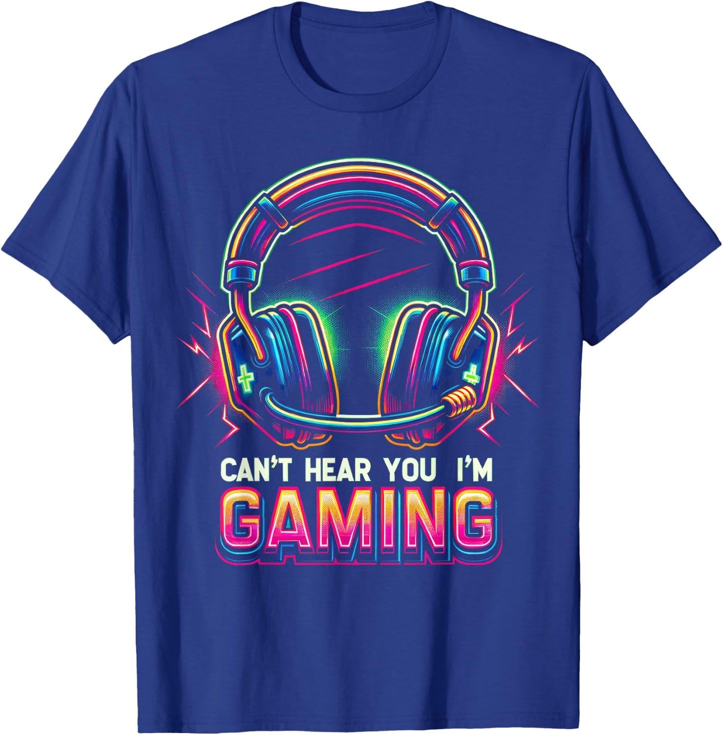 Funny Gamer Shirt for Boys Teens Men Video Gaming Graphic T-Shirt - T-Shirt | Royal