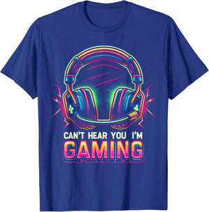 Funny Gamer Shirt for Boys Teens Men Video Gaming Graphic T-Shirt - T-Shirt | Royal