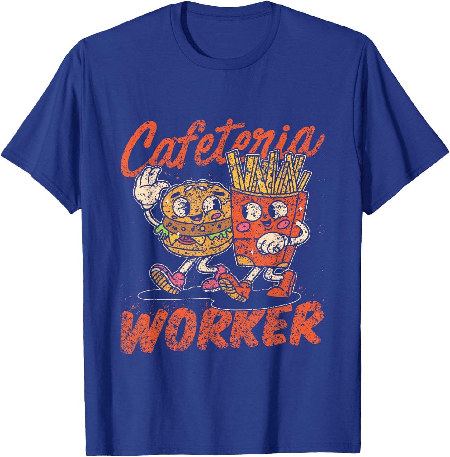 Cafeteria Worker Lunch Lady Ladies School Cafeteria Worker T-Shirt - T-Shirt | Royal