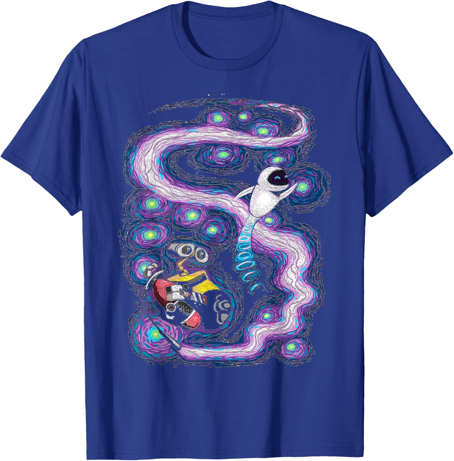 Disney Pixar Wall-E Cosmic Stars T-Shirt - T-Shirt | Royal