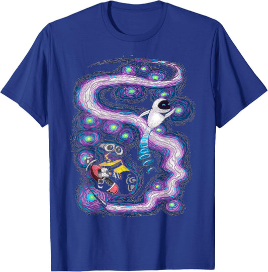 Disney Pixar Wall-E Cosmic Stars T-Shirt - T-Shirt | Royal