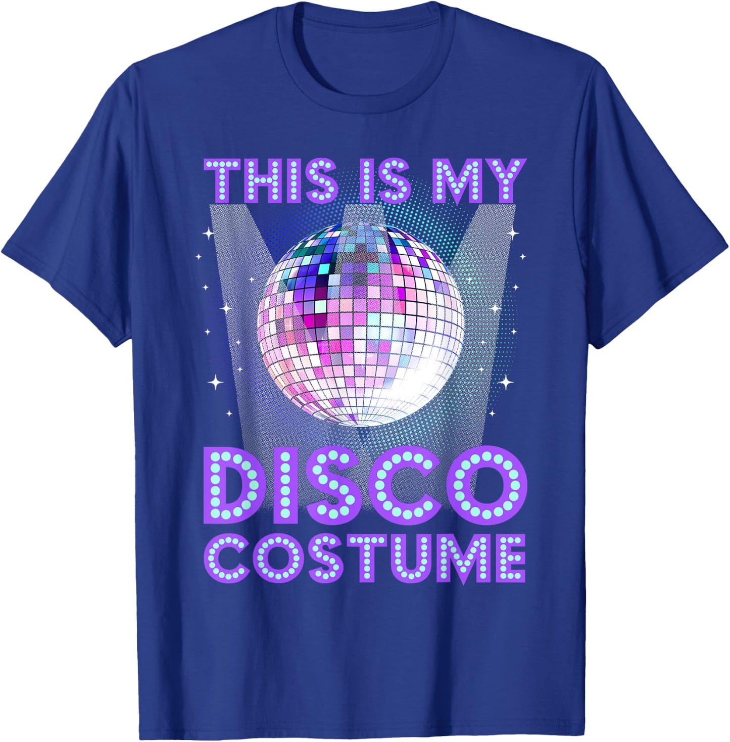 Disco Costume Art Women 70s 80s Party Disco Lover T-Shirt - T-Shirt | Royal