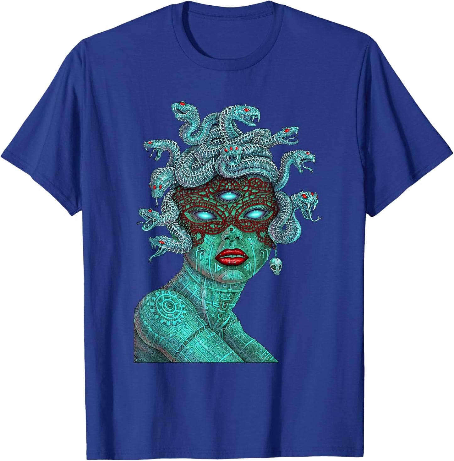 Alien Medusa - by Emek Artman T-Shirt - T-Shirt | Royal