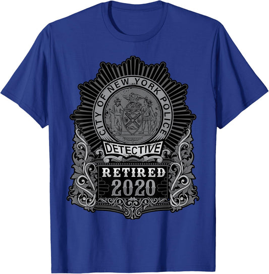 Retired NYPD Detective in 2020 T-Shirt - T-Shirt | Royal