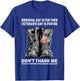 Memorial Day is for Them Veteran's Day is for Me T-Shirt - T-Shirt | Royal