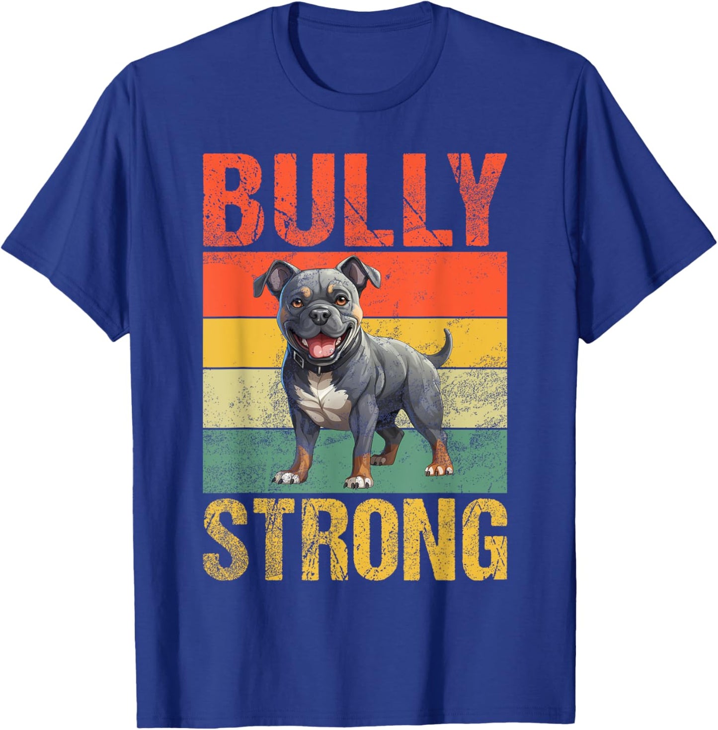 Bully Strong American Bully T-Shirt - T-Shirt | Royal