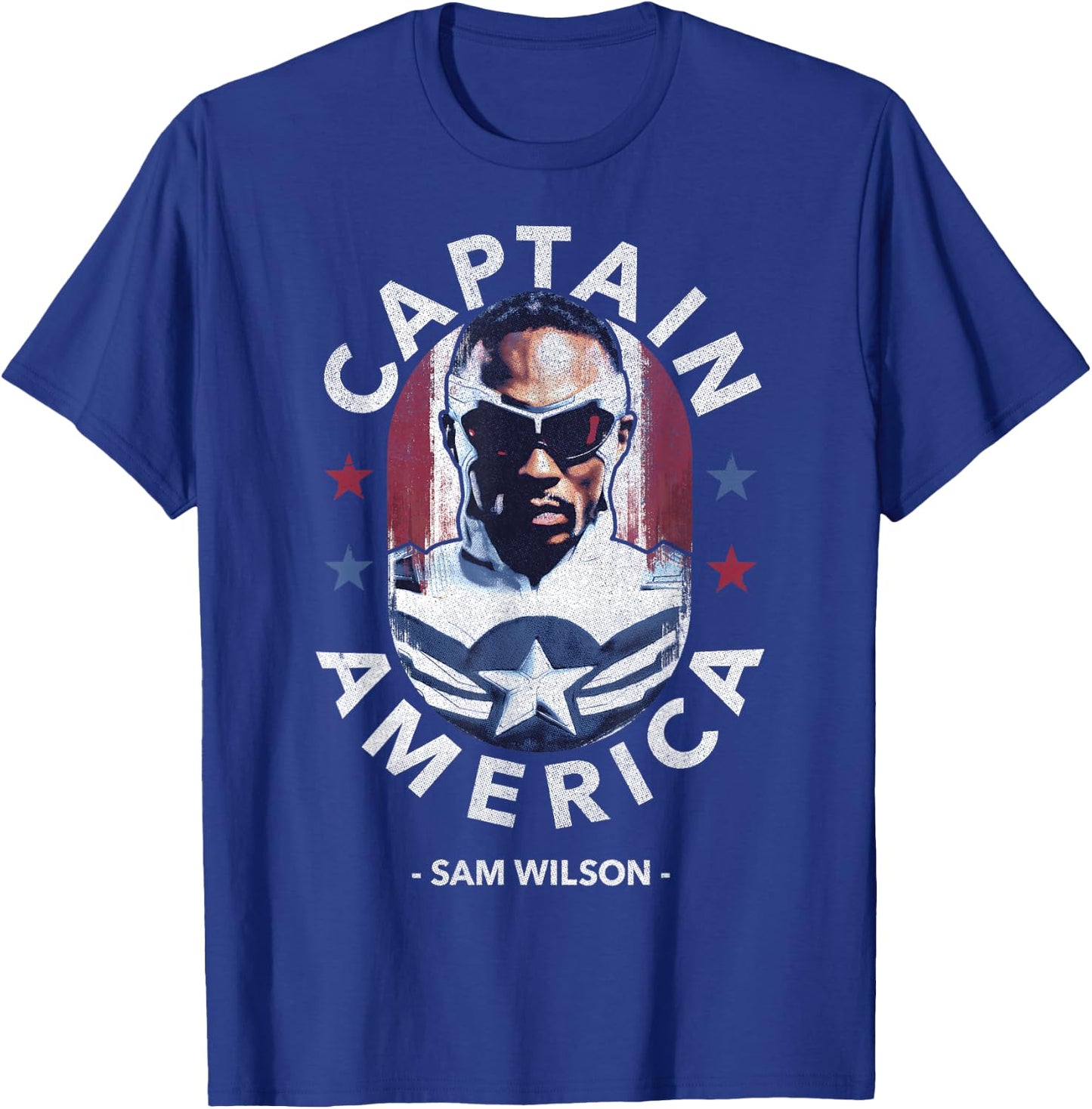 Marvel Falcon Winter Soldier Sam Wilson Captain America T-Shirt - T-Shirt | Royal