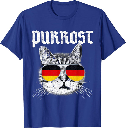 PURROST Prost Oktoberfest Cat Funny German Flag Kids Gift T-Shirt - T-Shirt | Royal