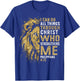 Christian I Can Do All Thing Through Christ Lion Faith Bible T-Shirt - T-Shirt | Royal