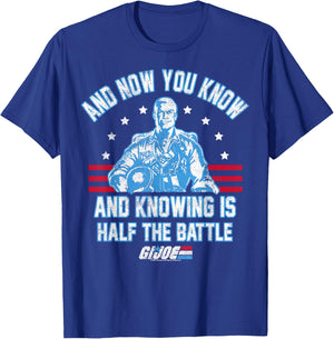 G.I. Joe Knowing Is Half The Battle Team Leader Collegiate T-Shirt - T-Shirt | Royal