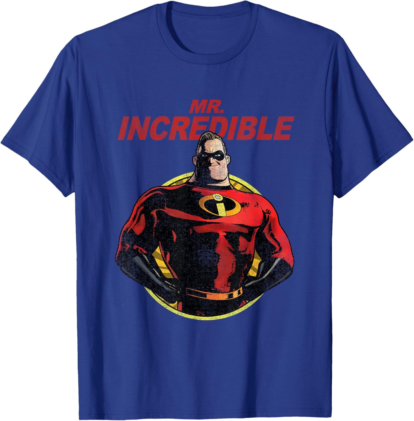 Disney Pixar The Incredibles 2 Mr. Incredible Vintage Dad T-Shirt - T-Shirt | Royal