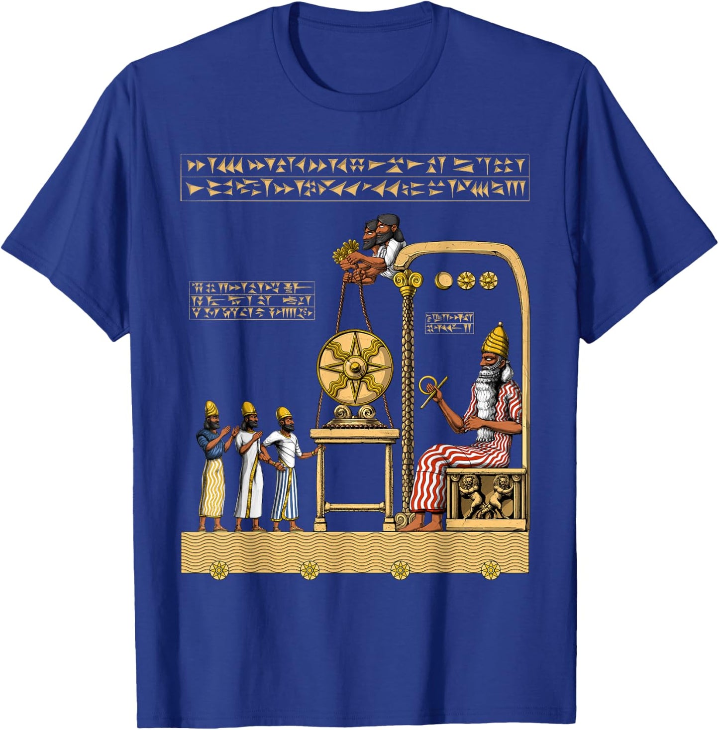 Anunnaki Alien Sumerian Gods Ancient Babylonian T-Shirt - T-Shirt | Royal