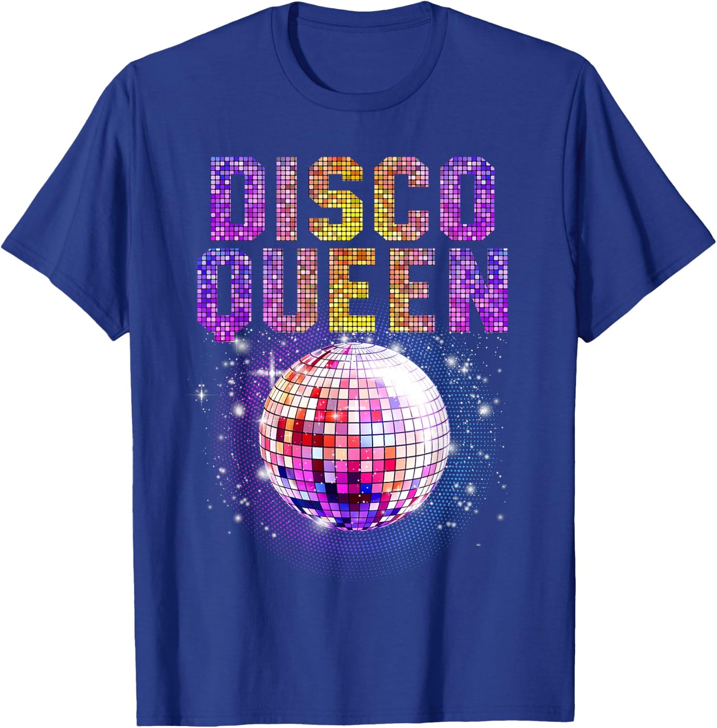 Disco Queen Art Girls Funk Music Disco Dancing T-Shirt - T-Shirt | Royal