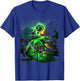 Wolf Hunting in Valley Amidst Catastrophic Asteroid Impact T-Shirt - T-Shirt | Royal