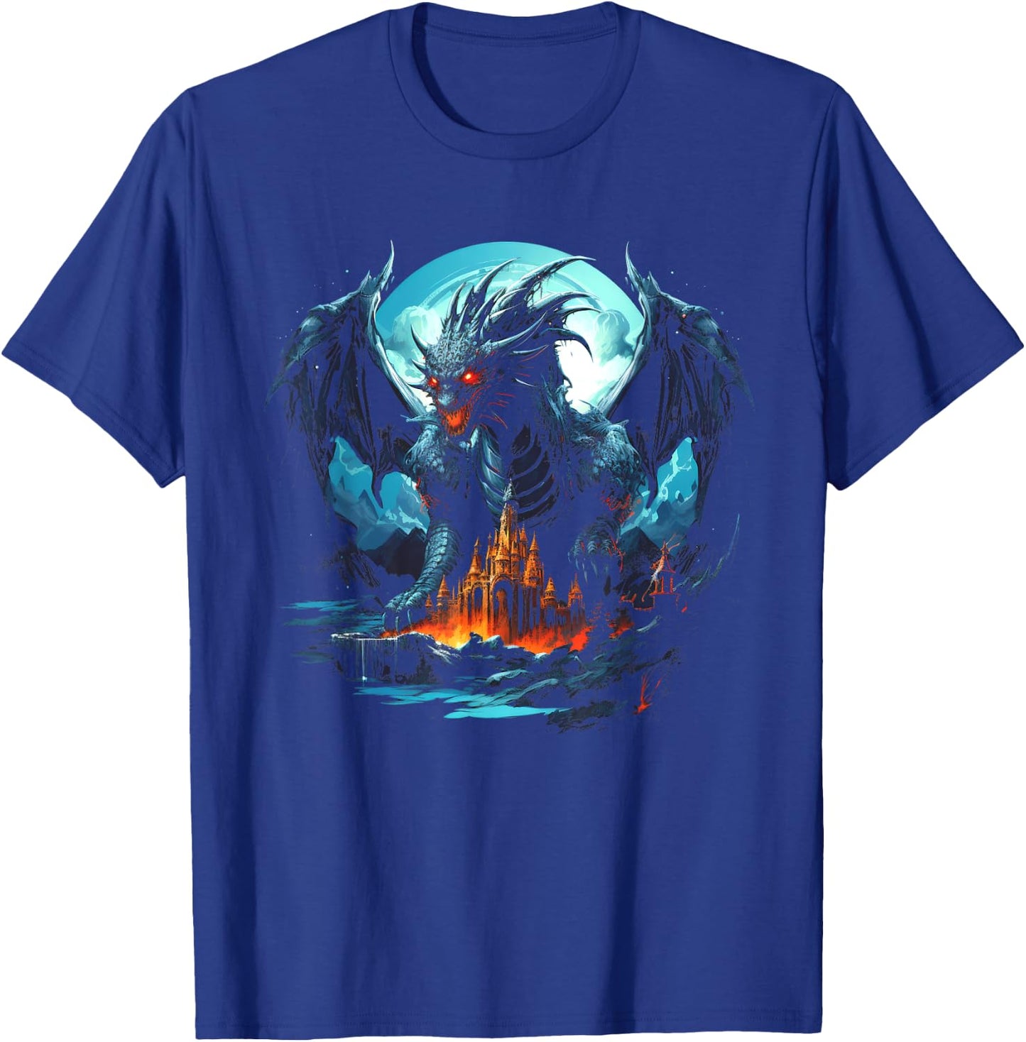 Frost Dragon Ice Dragon T-Shirt - T-Shirt | Royal