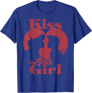 Disney The Little Mermaid Ariel and Eric Kiss The Girl Small T-Shirt - T-Shirt | Royal