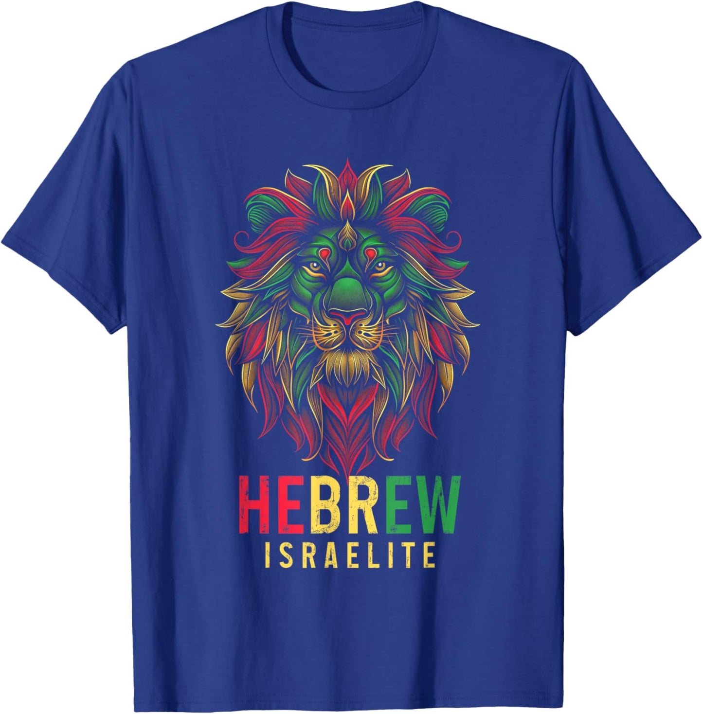 Hebrew Israelite Lion Of Judah Tribe YHWH Jew Jewish Yah T-Shirt - T-Shirt | Royal