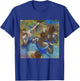 Edgar Degas Ballerina's in Blue | Ballet Impressionism Art T-Shirt - T-Shirt | Royal