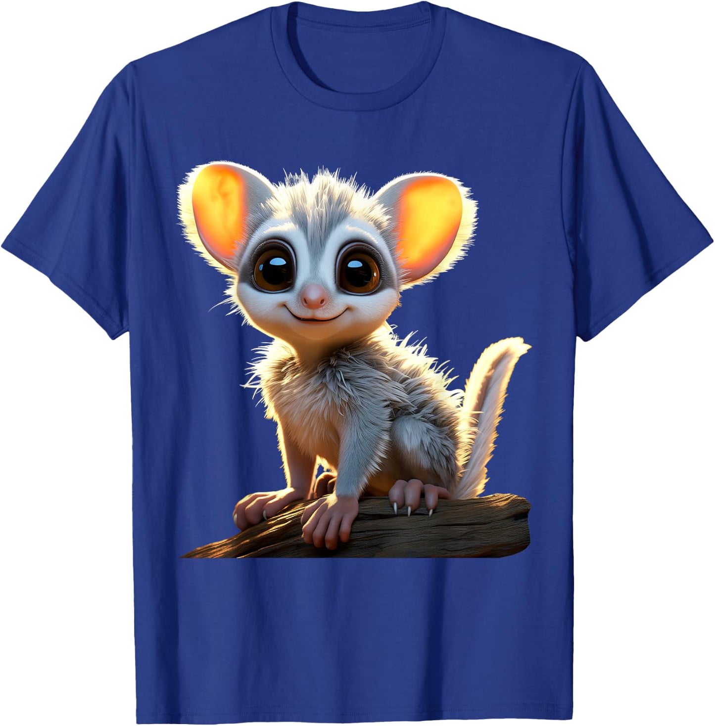 Galago Bush Baby Galagos Nagapies Monkey Ape Cute Galago T-Shirt - T-Shirt | Royal