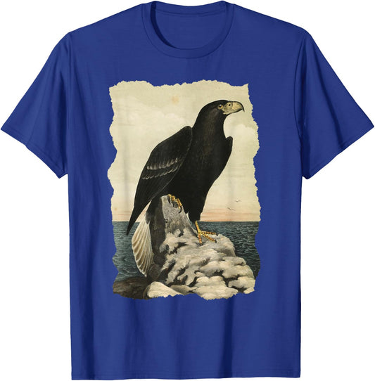 Northen Steller's Sea Eagle - Bird of Prey - Raptor Seascape T-Shirt - T-Shirt | Royal