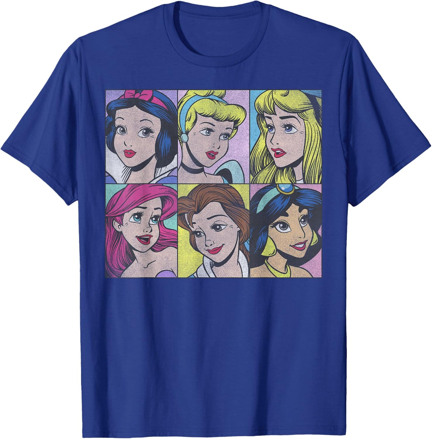 Disney Princess Pop Art Portraits Box Up Small T-Shirt - T-Shirt | Royal