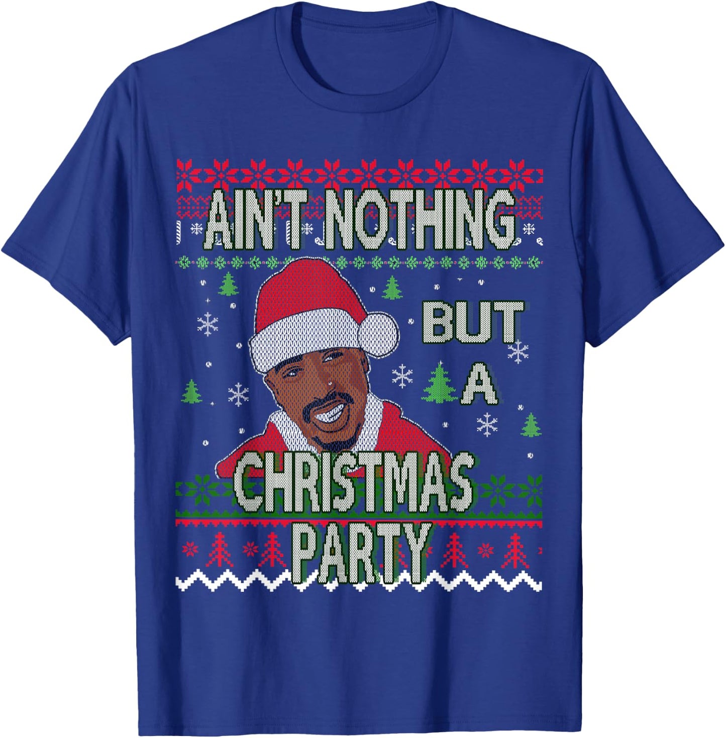 Hip Hop Christmas Party T-Shirt - T-Shirt | Royal