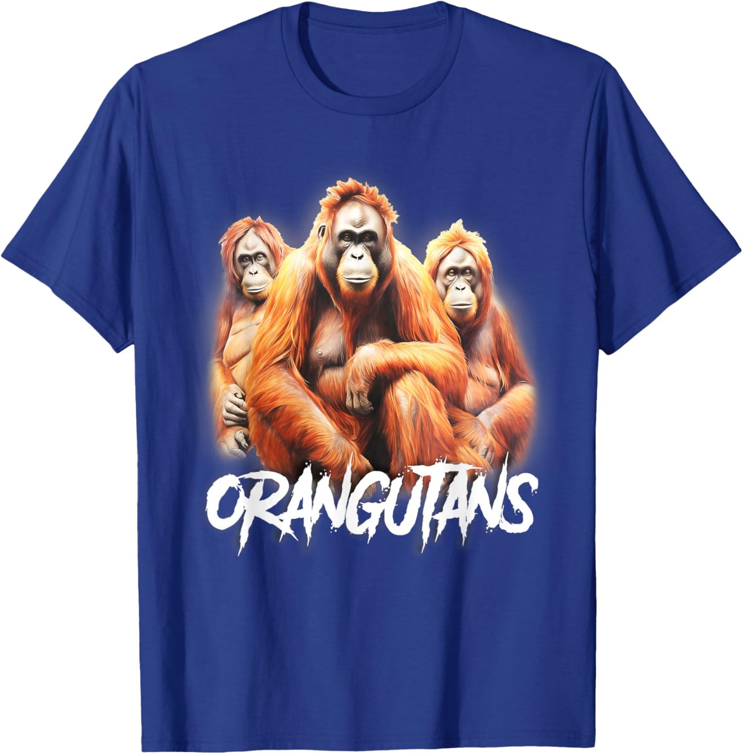 Orangutan Great Apes T-Shirt - T-Shirt | Royal