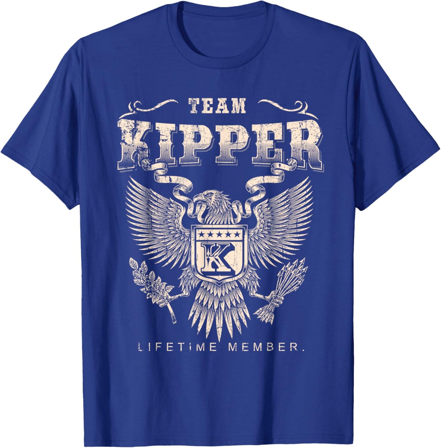 Team Kipper Lifetime Member - Kipper Name T-Shirt - T-Shirt | Royal