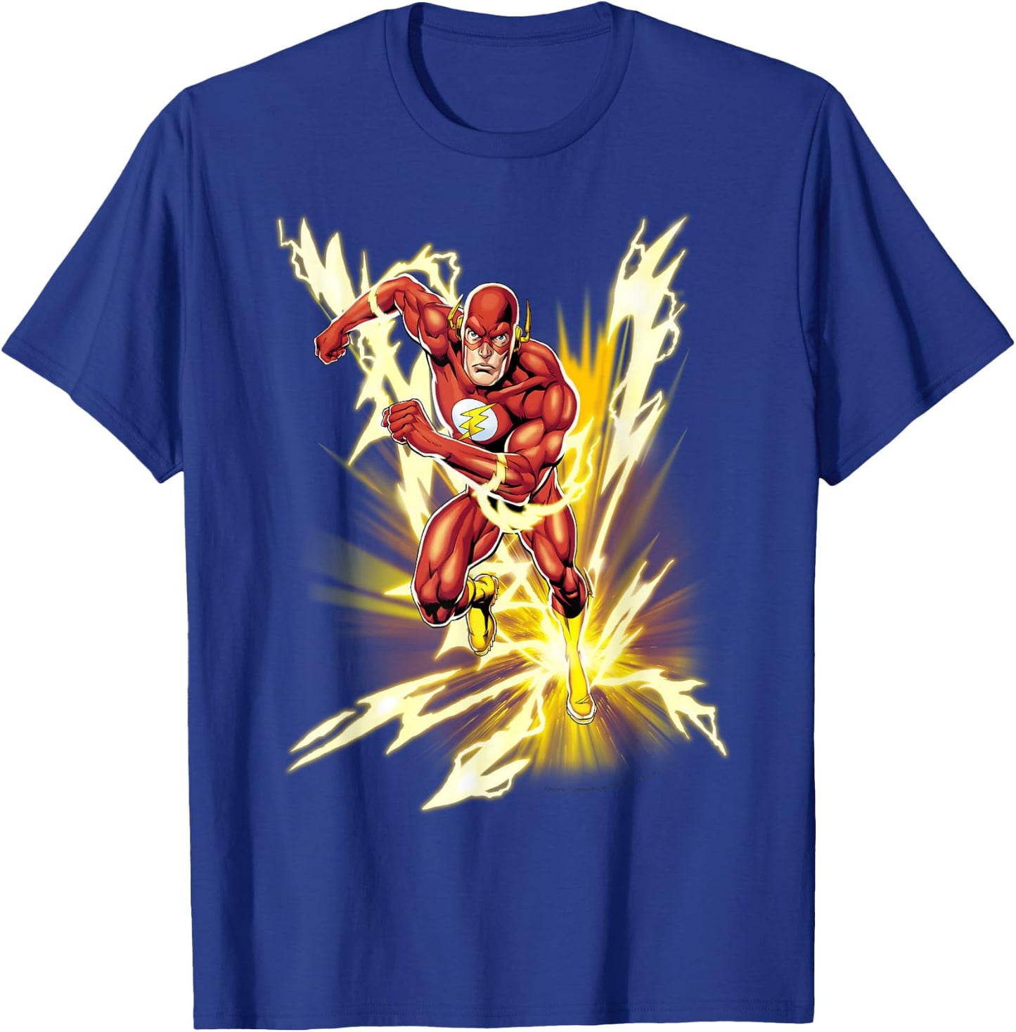 DC Comics The Flash Lightning Speed T-Shirt - T-Shirt | Royal