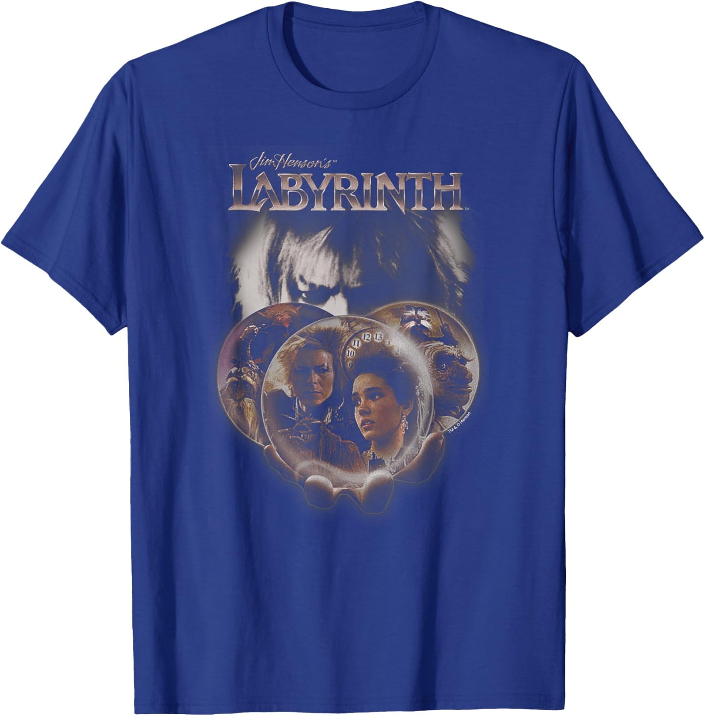 Labyrinth Globes T-Shirt - T-Shirt | Royal