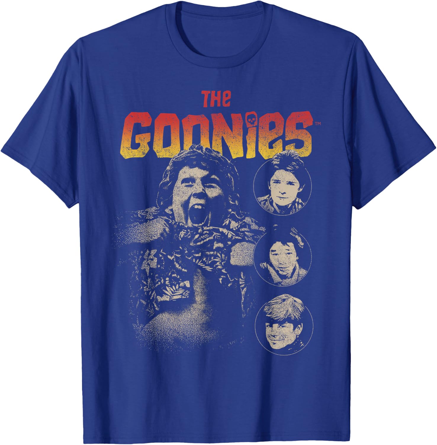 The Goonies Cast Poster T-Shirt - T-Shirt | Royal