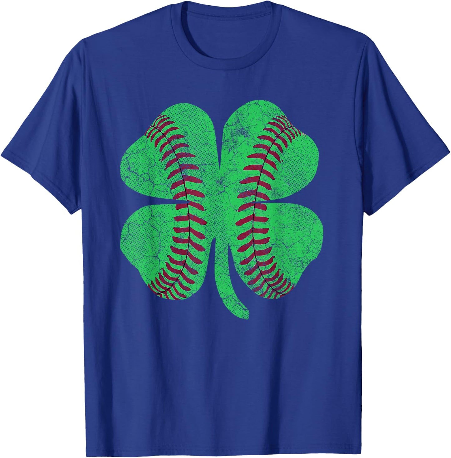 St Patricks Day Shamrock Baseball Saint Paddy's T-Shirt - T-Shirt | Royal