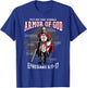 Full Armor of God Men Women Kids Christian Bible Verse Gift T-Shirt - T-Shirt | Royal